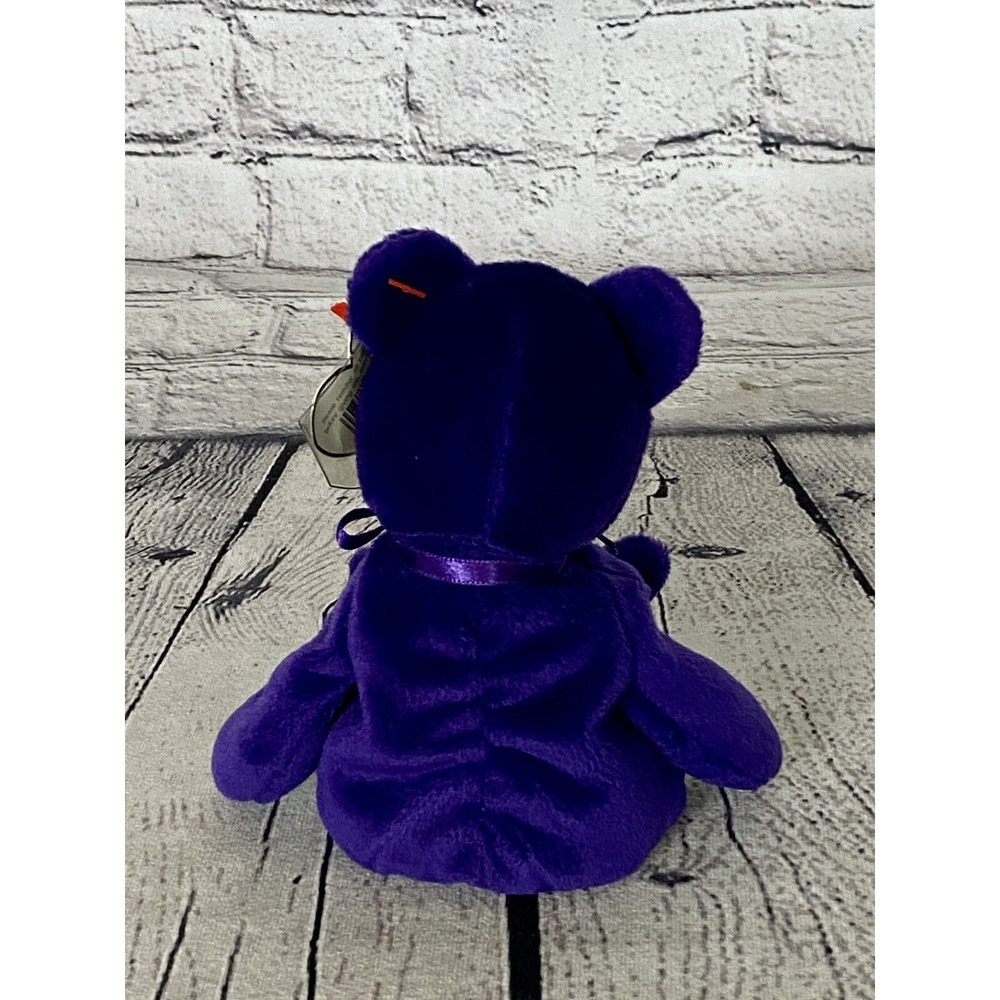 RARE New 1997 TY Princess Diana Beanie Baby, China, P.E. No Space Acrylic Box - Picture 3 of 13